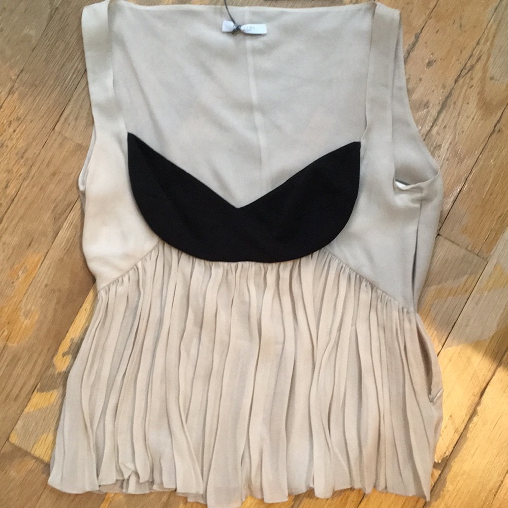 Pollini by Rifat Ozbek Italian Chiffon Silk Top